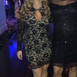 Black holt dress beautiful detail